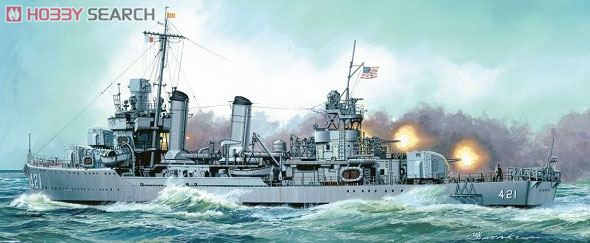 WW.II アメリカ海軍 U.S.S. ベンソン級駆逐艦 ベンソン DD-421 1940 (プラモデル) 商品画像1