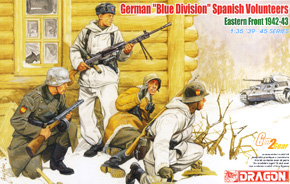 German `Blaue Division` Spanish Volunteers Eastern Front 1942-43 (Plastic model)