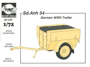 WWII Sd.Anh 54 Trailer (Plastic model)