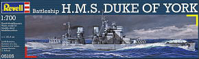 HMS イギリス海軍戦艦 デューク オブ ヨーク (プラモデル)