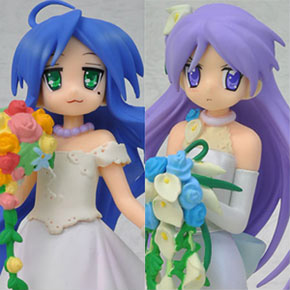 Lucky Star EX Summer Wedding Figure Izumi Konata & Hiiragi Kagami 2pieces (Arcade Prize)