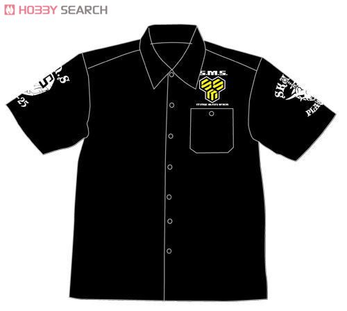 Macross Frontier The Movie: The Wings of Goodbye S.N.S. Work Shirt Black S (Anime Toy) Item picture1