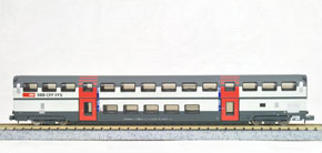 SBB CFF FFS IC2000 2.Kl.B-Wagen (スイス国鉄 IC2000形 2階建客車・2等車) ★外国形モデル (鉄道模型)