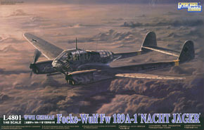 WWII ドイツ空軍 フォッケウルフ Fw189A-1 夜間戦闘機 (プラモデル)