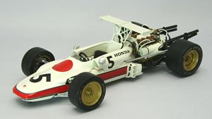ホンダ F-1 RA302 (No.5) [1968 東京モーターショー] (ホワイト) (ミニカー)