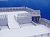 Multilevel parking structure (Blue) (Painted Assembly Kit ) (Model Train) Item picture3