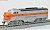 EMD F3A Phase II WP (Western Pacific) (銀/オレンジ) (No.802A) (for the California Zephyr) ★外国形モデル (鉄道模型) 商品画像2