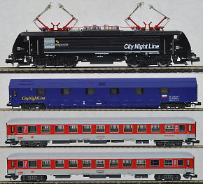 BR 189 `City Night Line` （シティナイトライン) (基本・4両セット) ★外国形モデル (鉄道模型)