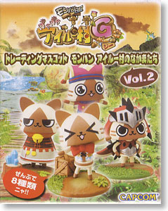 Monster Hunter Trading Mascot Friends of Airou Village Vol.2 8 pieces (PVC Figure)