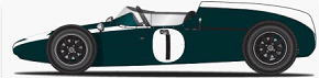 COOPER T53 1960 英国グランプリ ウィナー (No.1/JACK BRABHAM) (ミニカー)