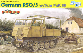 WW.II ドイツ軍 RSO/03(ディーゼルエンジン型） w/5cm Pak38 対戦車砲 (プラモデル)