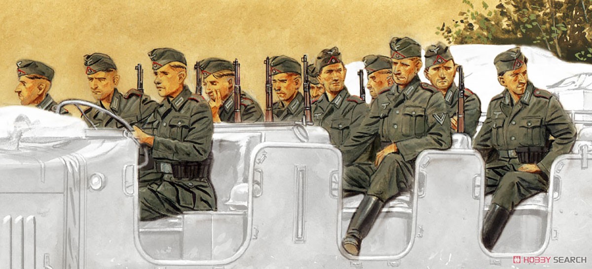 WW.II ドイツ軍 ハーフトラック乗車兵 (プラモデル) その他の画像3