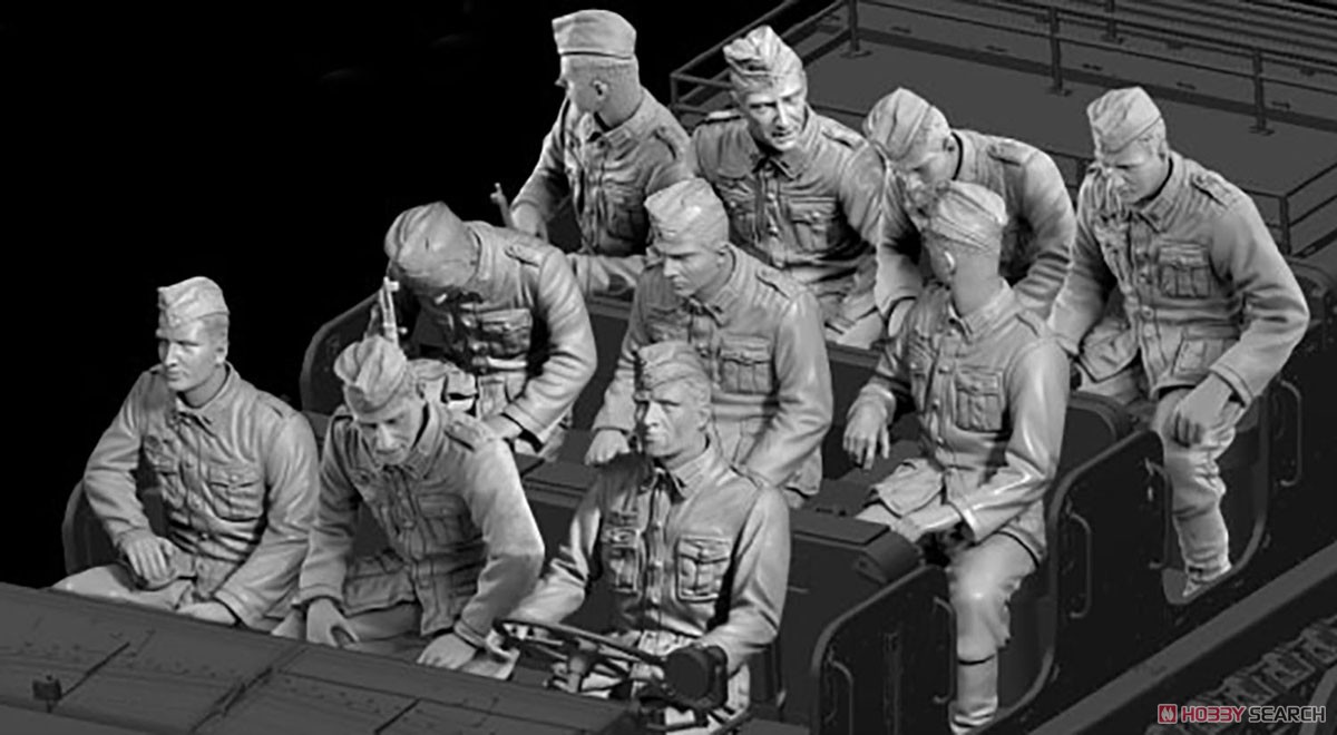 WW.II ドイツ軍 ハーフトラック乗車兵 (プラモデル) その他の画像4