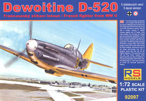 Dewoitine D.520 (German Air Force) (Plastic model)