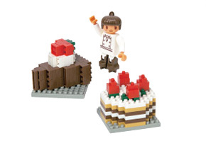 nanoblock チョコレートケーキセット (ブロック)