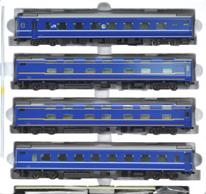 16番 JR 24系24形 特急寝台客車 (あけぼの) (増結・4両セット) (鉄道模型)