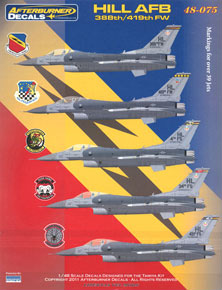 F-16C ヒル空軍基地 デカール (プラモデル)
