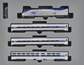 Amtrak P42, Amfleet, Viewliner Intercity Express Phase VI Starter Series (基本・4両セット) ★外国形モデル (鉄道模型)