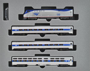 P42 Amfleet Viewliner Intercity Express Phase VI Starter Series 4 Unit Set (Basic 4-Car Set) (Model Train)