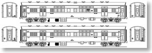 マユ34 5～ (マユ35 14) トータルキット (組み立てキット) (鉄道模型)