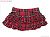 PNXS High Mini Teared Skirt (Red Check) (Fashion Doll) Item picture1