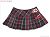 PNXS Side Belt Pleats Skirt (Navy Check) (Fashion Doll) Item picture1