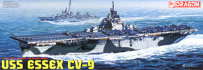 アメリカ海軍 航空母艦 U.S.S.エセックスCV-09 (プラモデル)