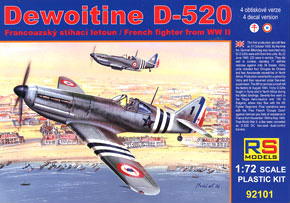 Dewoitine D.520 Free France (Plastic model)
