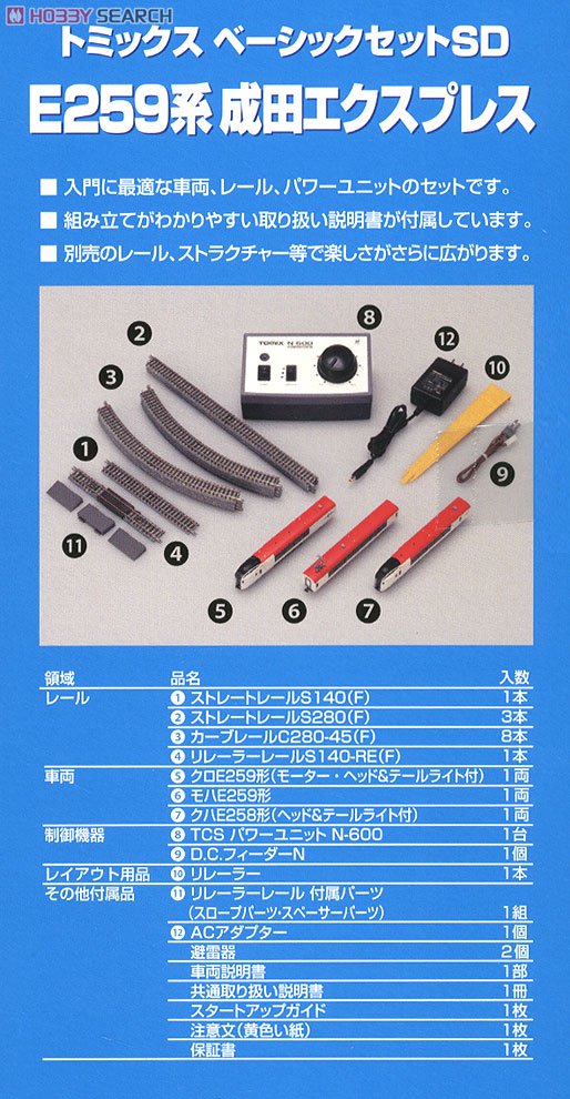 ベーシックセットSD E259系 成田エクスプレス (Fine Track レールパターンA) (鉄道模型) 商品画像4