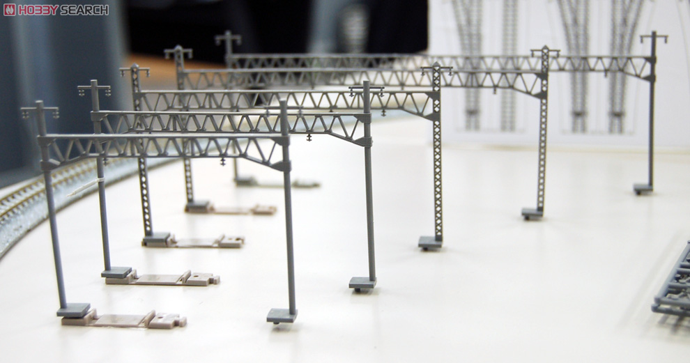 マルチ複線トラス架線柱 (12本セット) (鉄道模型) 中身3