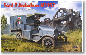 T型フォード 救急車 1917年型 フランス・ポーランド軍 (プラモデル)