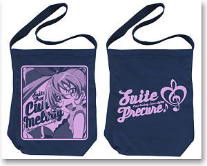 Suite Pretty Cure Cure Melody Shoulder Tote Bag Navy (Anime Toy)