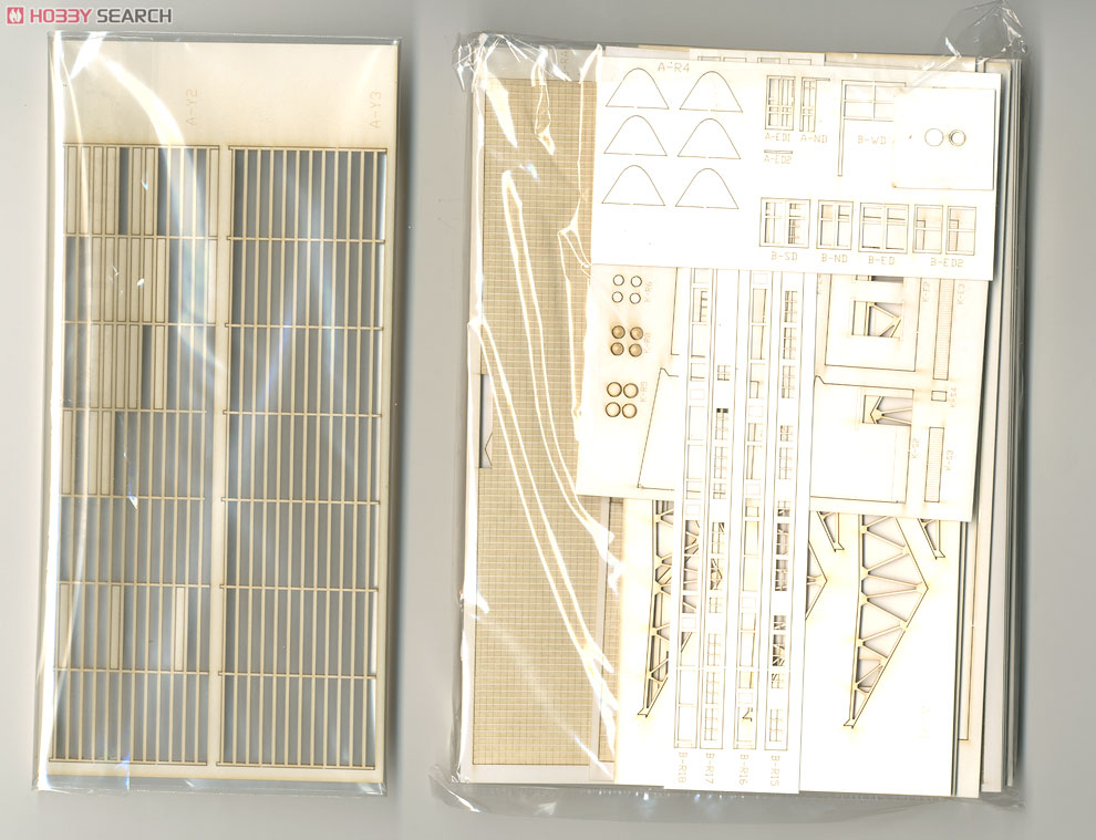 (N) 碓氷峠シリーズ : 丸山変電所 ペーパーキット (機械室、蓄電池室の2棟セット) (組み立てキット) (鉄道模型) 中身1