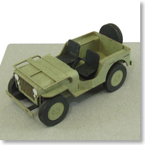 [Miniatuart] Miniatuart Petit Jeep (Unassembled Kit) (Railway Related Items)