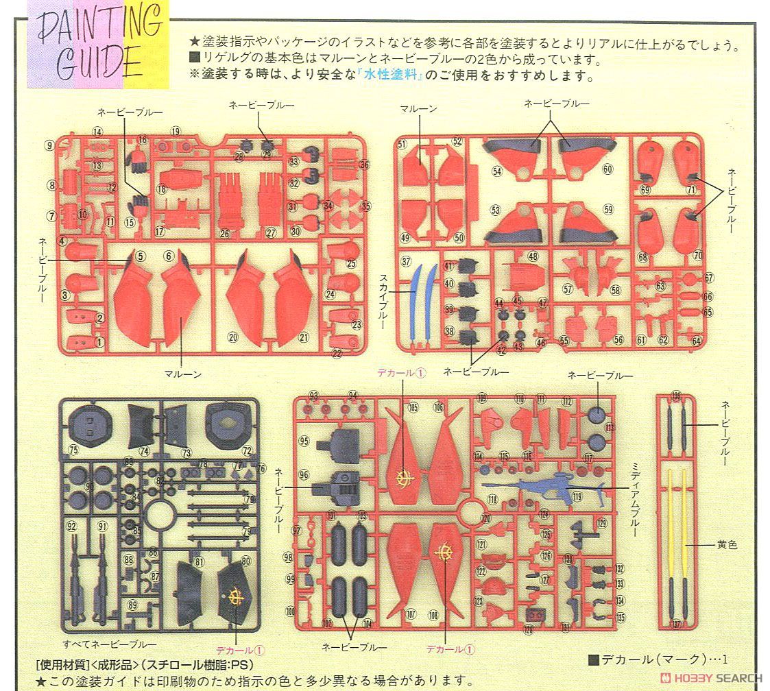 リゲルグ (ガンプラ) 塗装1