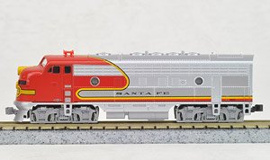 EMD F7A AT&SF Santa Fe (Silver / Red -War bonnet-) #300 (Model Train)