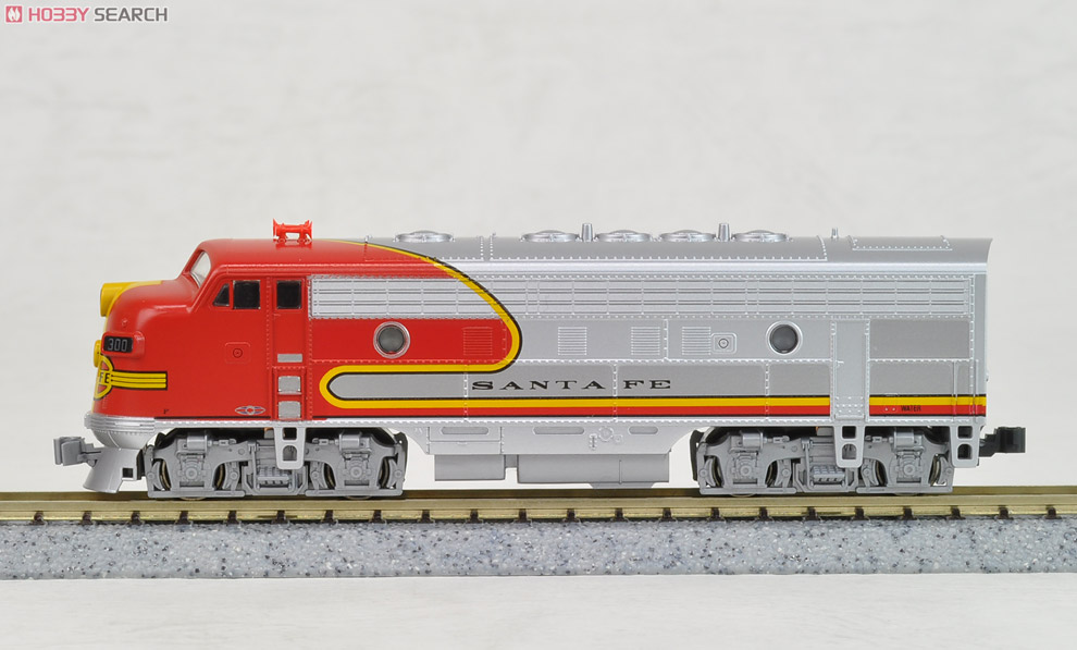 EMD F7A AT&SF Santa Fe (サンタ・フェ) (銀/赤 ウォーボンネット) #300 ★外国形モデル (鉄道模型) 商品画像1