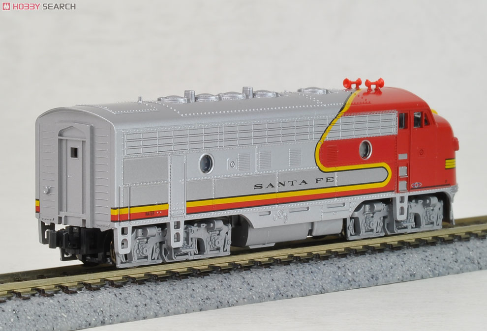 EMD F7A AT&SF Santa Fe (サンタ・フェ) (銀/赤 ウォーボンネット) #300 ★外国形モデル (鉄道模型) 商品画像3