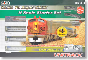 F7A Santa Fe Super Chief Starter Set (New Car Number, Silver Colgate) (Model Train)