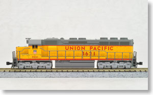 EMD SD45 Union Pacific (UP/ユニオン・パシフィック) No.3621 (黄/灰/台車銀) ★外国形モデル (鉄道模型)