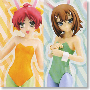 Baka to Test to Shokanju EX Bunny Figure vol.2 Minami Shimada & Hideyoshi Kinoshita 2pieces (Arcade Prize)