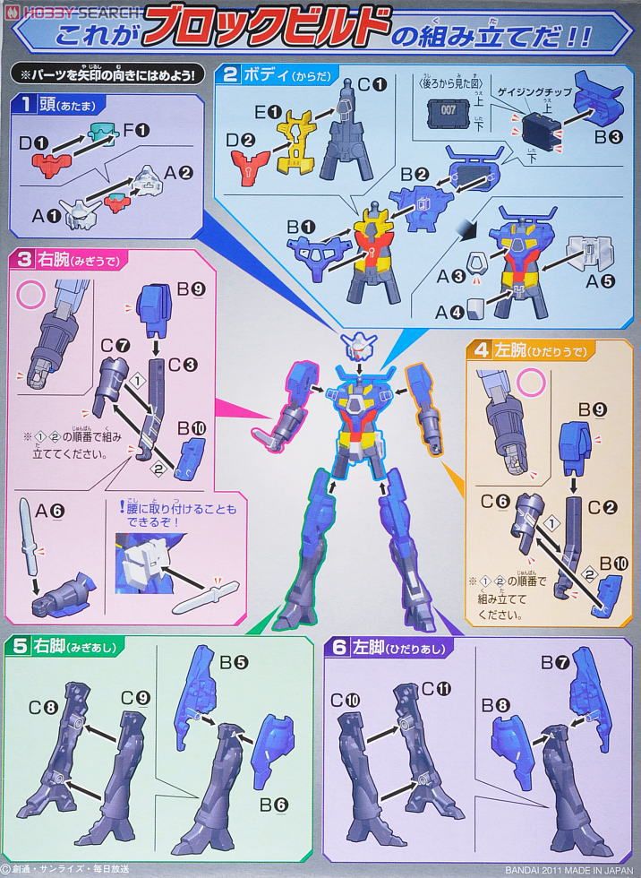 ガンダムAGE-1 スパロー (AG) (ガンプラ) 設計図1