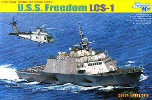 現用アメリカ海軍 沿海域戦闘艦 U.S.S フリーダム LCS-1 (プラモデル)