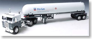 Freightliner COE `Chevron` Trailer with propane gas tank (White/Gray)
