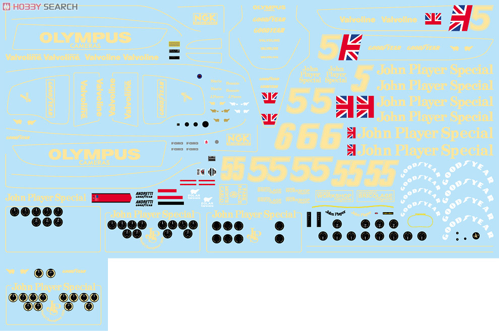 H社対応 ロータス79 リペイントデカール (ミニカー) 商品画像1