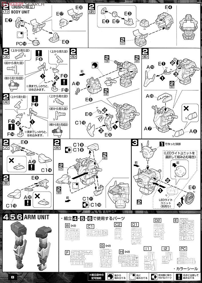 GN-0000/7S ダブルオーガンダム セブンソード/G (MG) (ガンプラ) 設計図2