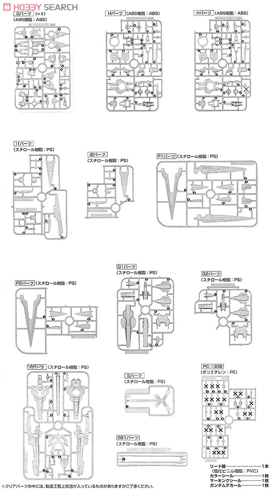 GN-0000/7S ダブルオーガンダム セブンソード/G (MG) (ガンプラ) 設計図20