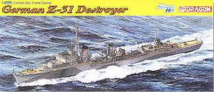 WW.II ドイツ海軍 駆逐艦 Z31 (プラモデル)