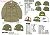 U.S. Army Badge & Insgnia Decal Set (Decal) Item picture2