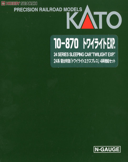 24系 寝台特急「トワイライトエクスプレス」 (増結・4両セット) (鉄道模型) パッケージ1